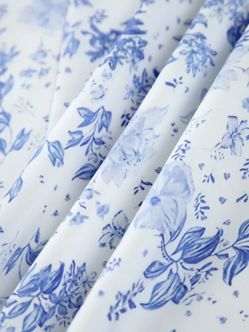 COMMENSE Floral Dresses|Cocktail & Party Dresses^Floral Print Cami Midi Dress Blue