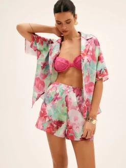 COMMENSE Shorts Sets|Shorts^Floral Print Shorts Set Multicolor