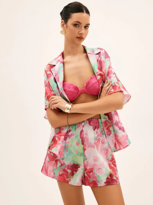 COMMENSE Shorts Sets|Shorts^Floral Print Shorts Set Multicolor