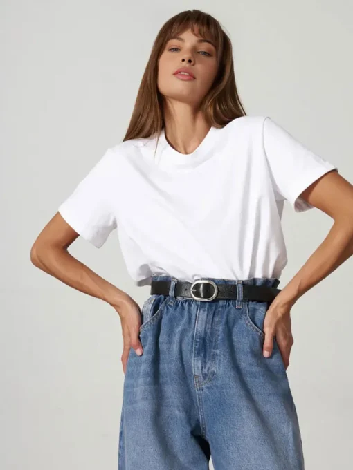 COMMENSE T-shirts|Tops^For Every Moment Solid Shirt White