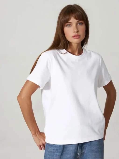 COMMENSE T-shirts|Tops^For Every Moment Solid Shirt White