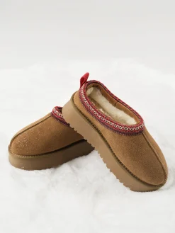 COMMENSE Shoes|Accessories^Fur Integrated Platform Snow Boots Brown