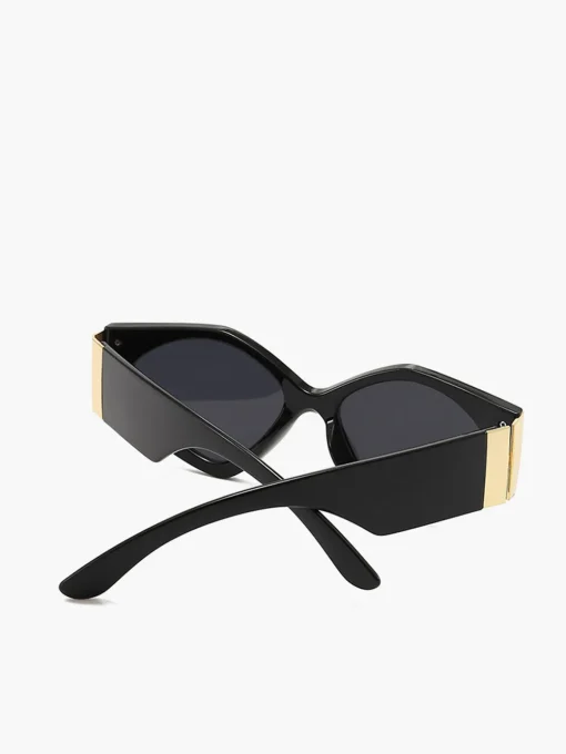 COMMENSE Sunglasses|Accessories^Geometric Frame Cat-Eye Sunglasses Black