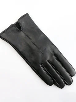 COMMENSE Accessories^Goatskin Windproof Fleece Lined Gloves Black