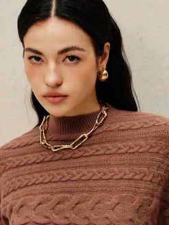 COMMENSE Necklaces|Accessories^en Chunky Chain Necklace Gold