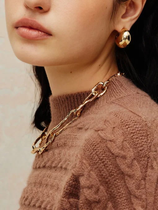 COMMENSE Necklaces|Accessories^en Chunky Chain Necklace Gold
