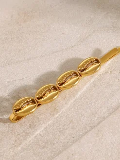 COMMENSE Hair Claws & Hats|Accessories^Cowry Shell Hair Accessory Golden