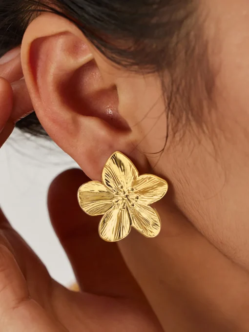COMMENSE Earrings|Accessories^Flower Earrings Golden