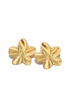 COMMENSE Earrings|Accessories^Flower Earrings Golden