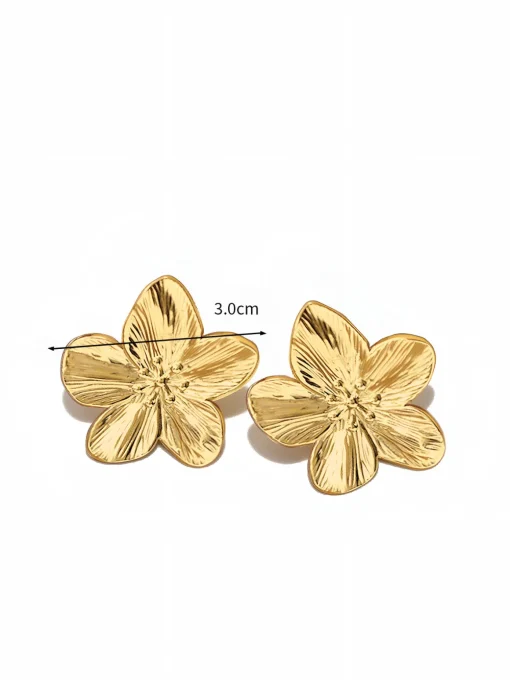 COMMENSE Earrings|Accessories^Flower Earrings Golden