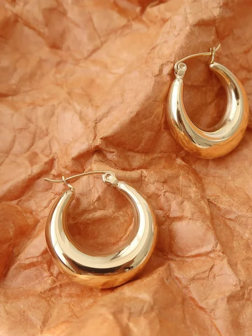 COMMENSE Earrings|Accessories^en Hoop Earrings Gold
