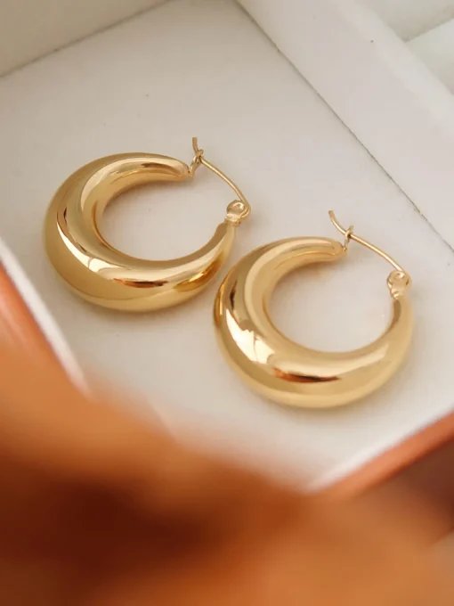 COMMENSE Earrings|Accessories^en Hoop Earrings Gold