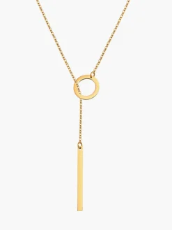 COMMENSE Necklaces|Accessories^en Lariat Bar Y Necklace Gold
