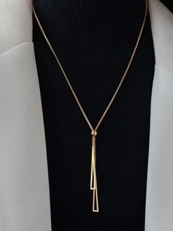 COMMENSE Necklaces|Accessories^en Lariat Tassel Necklace Gold