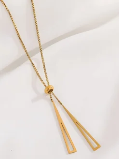 COMMENSE Necklaces|Accessories^en Lariat Tassel Necklace Gold