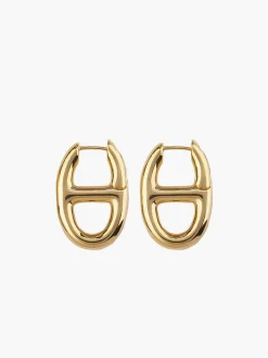 COMMENSE Earrings|Accessories^en Pig Nose Earrings Gold