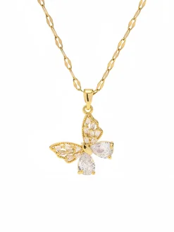 COMMENSE Necklaces|Accessories^en Radiance Butterfly Necklace Gold