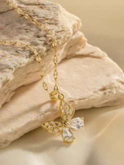 COMMENSE Necklaces|Accessories^en Radiance Butterfly Necklace Gold