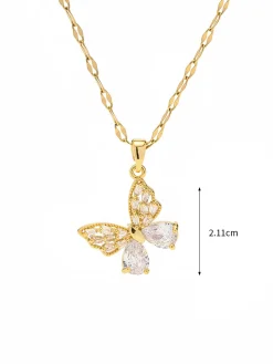 COMMENSE Necklaces|Accessories^en Radiance Butterfly Necklace Gold