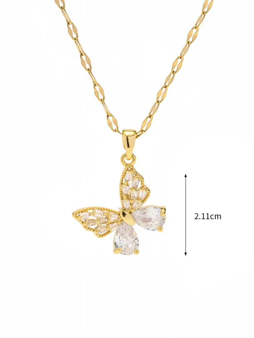 COMMENSE Necklaces|Accessories^en Radiance Butterfly Necklace Gold