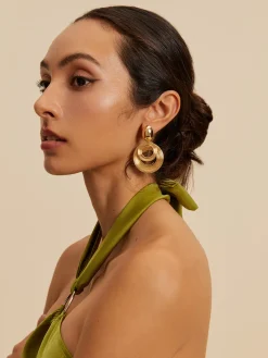 COMMENSE Earrings|Accessories^en Round Earrings Gold