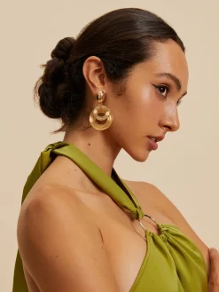 COMMENSE Earrings|Accessories^en Round Earrings Gold