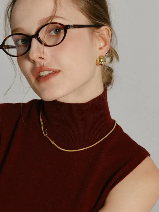COMMENSE Necklaces|Accessories^Snake Chain Necklace Golden
