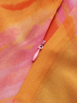 COMMENSE Casual Dresses|Cocktail & Party Dresses^Halter Backless Tie Dye Short Dress Multicolor