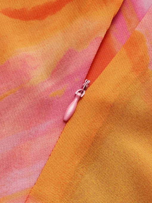 COMMENSE Casual Dresses|Cocktail & Party Dresses^Halter Backless Tie Dye Short Dress Multicolor