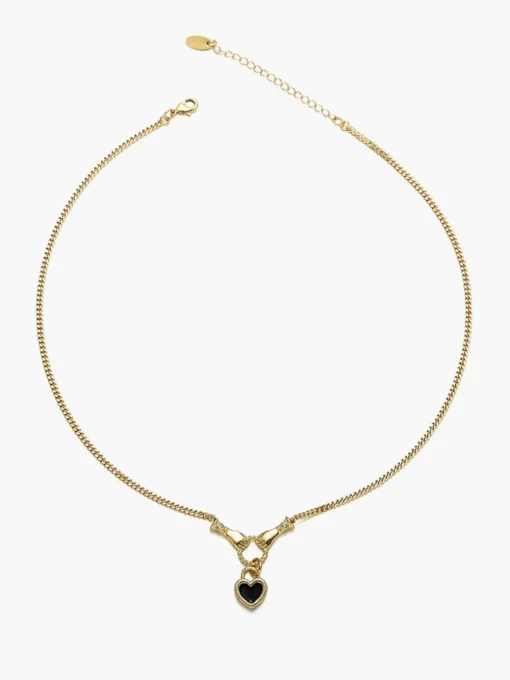 COMMENSE Necklaces|Accessories^Hands Heart Pendant Necklace Gold