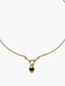 COMMENSE Necklaces|Accessories^Hands Heart Pendant Necklace Gold