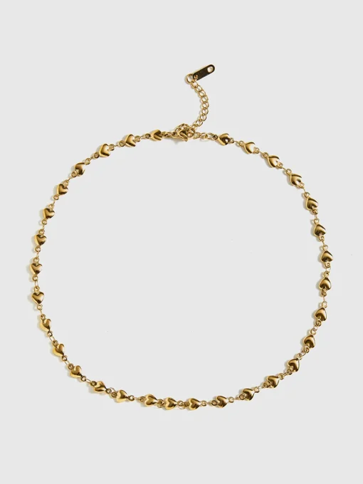 COMMENSE Necklaces|Accessories^Heart Tassel Necklace Gold