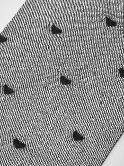 COMMENSE Socks & Tights|Accessories^Heart-Pattern Sheer Tights Black
