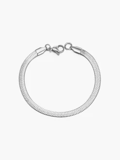 COMMENSE Rings & Bracelets|Accessories^Herringbone Bracelet Silver