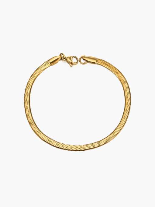 COMMENSE Rings & Bracelets|Accessories^Herringbone Bracelet Silver