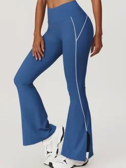 COMMENSE Activewear^High Waist Hip-Lifting Flare Leggings Black