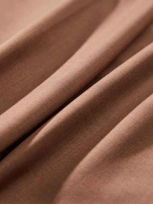COMMENSE Pants|Bottoms^High Waisted Cropped Skinny Straight Leg Trousers LightBrown