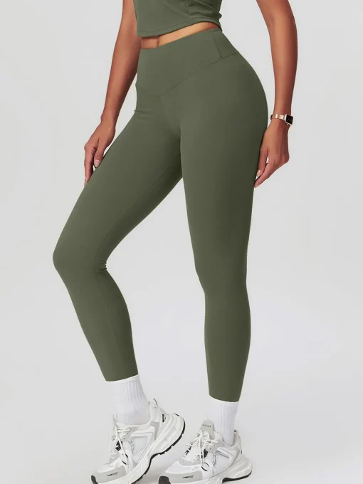 COMMENSE Activewear^High-Waist Butt-Lifting Leggings ArmyGreen