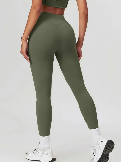 COMMENSE Activewear^High-Waist Butt-Lifting Leggings ArmyGreen
