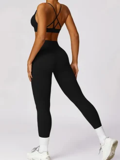 COMMENSE Activewear^High-Waist Butt-Lifting Leggings ArmyGreen