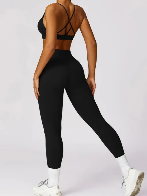 COMMENSE Activewear^High-Waist Butt-Lifting Leggings ArmyGreen