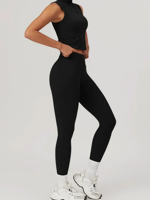 COMMENSE Activewear^High-Waist Butt-Lifting Leggings ArmyGreen