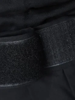 COMMENSE Wide Leg|Pants^Hook-and-Loop Fastener Wide Leg Velcro Pants Black