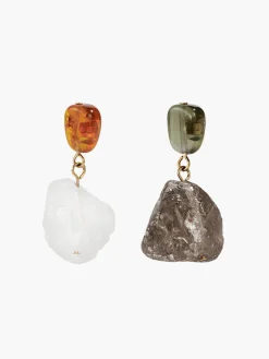 COMMENSE Earrings|Accessories^Irregular Natural Stone Earrings Multicolor