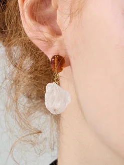 COMMENSE Earrings|Accessories^Irregular Natural Stone Earrings Multicolor
