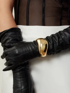 COMMENSE Rings & Bracelets|Accessories^Irregular Tunnel Bracelet Gold