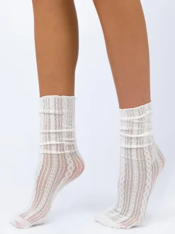 COMMENSE Socks & Tights|Accessories^Lace Socks White