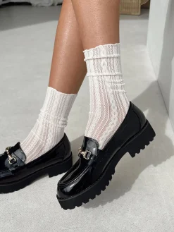 COMMENSE Socks & Tights|Accessories^Lace Socks White