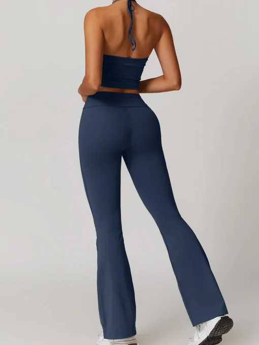 COMMENSE Activewear^Lace Up Active Pants Set Grey