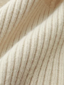 COMMENSE Knitwear|Tops^Lantern Sleeve Cinched Waist Twist Sweater Apricot